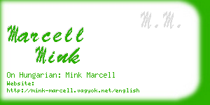 marcell mink business card